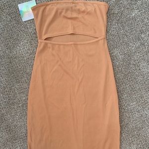 Missguided bodycon dress with cutout